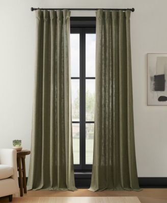 Simply Faux Linen Light Filtering Curtain Pair (2 Panels)