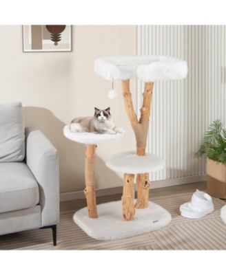 Cat Tree with Jute Scratching Posts Durable & Cozy Play Tower for Cats