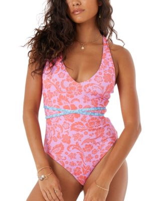 ワンピース Fish&kids/patchwork onepiece Roxy Juniors' Tapestry Patchwork One-Piece Swimsuit - Macy's