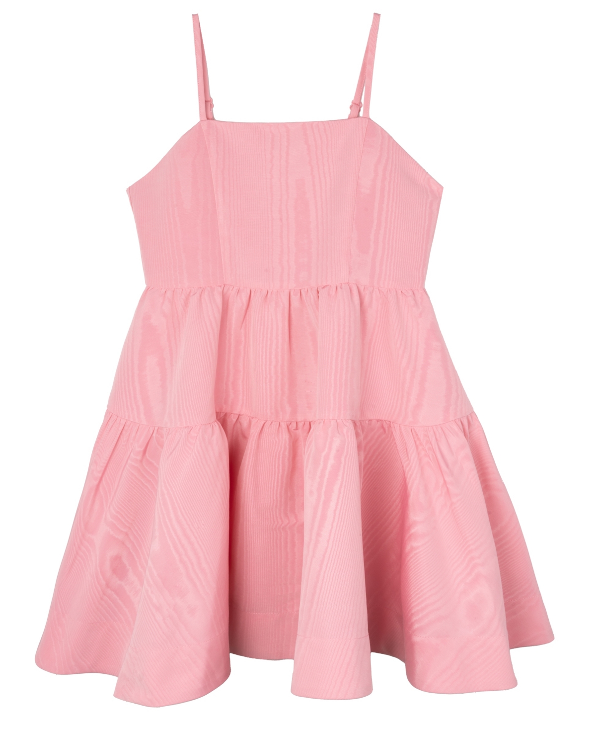 Rare Editions Big Girls Empire Waist Social Dress In Pink