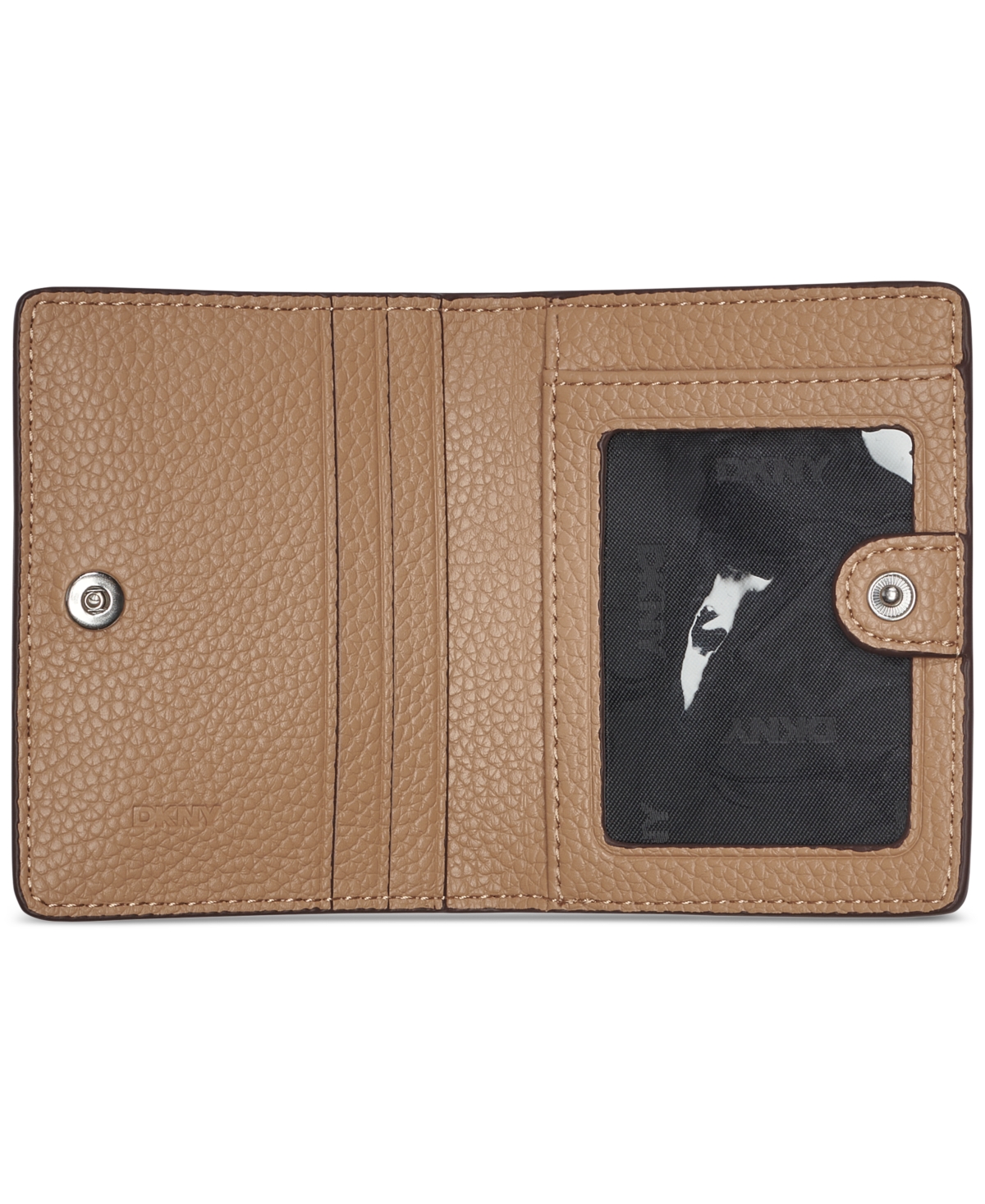 Dkny Robin Card Case In Cappuccino