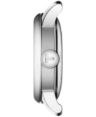 Women's Swiss Automatic Le Locle Lady Diamond (1/20 ct. t.w.) Stainless Steel Bracelet Watch 29mm