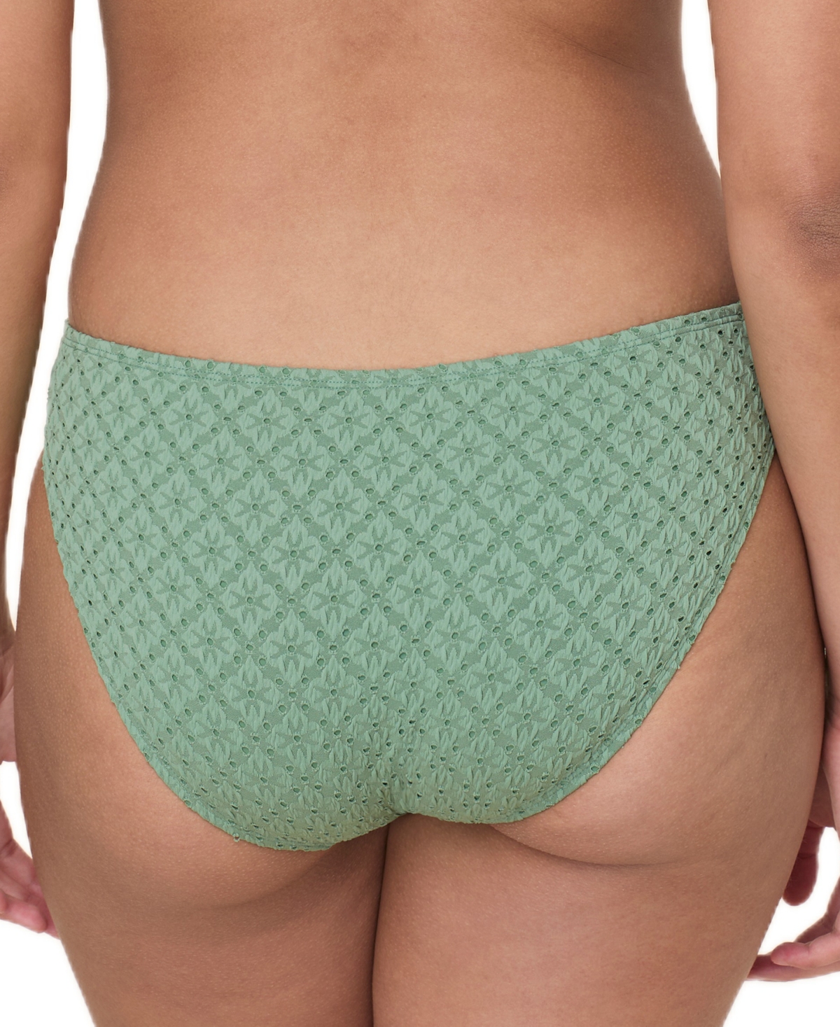 Andie Women's Pointelle Bikini Bottoms In Eucalyptus