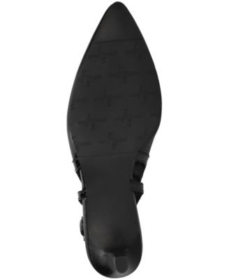 Women's Glisten Buckle Slingback Pumps