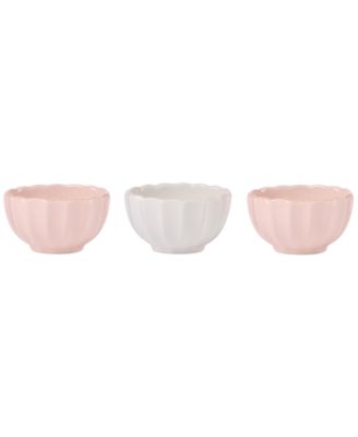 Lenox - French Perle Scallop Mini Bowls, Set of 3