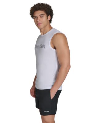 Men's Logo Sleeveless Swim Rash Guard
