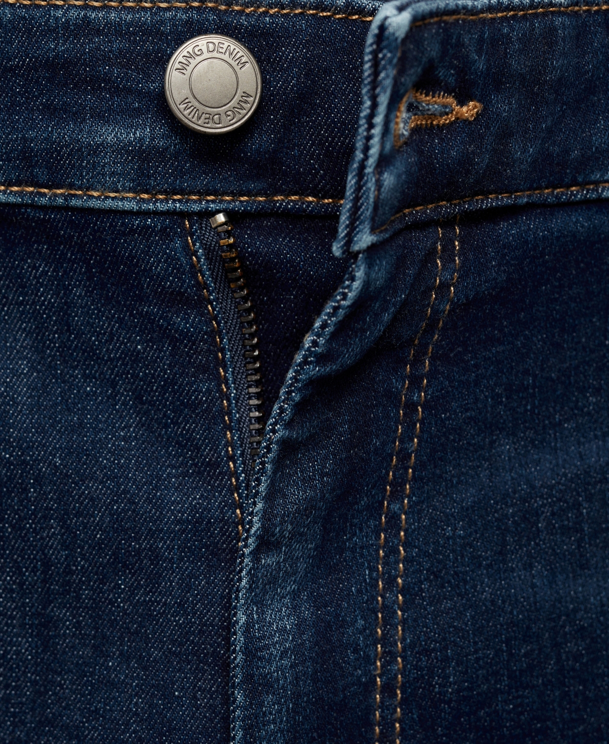 Mango Patrick Slim Fit Ultra Soft Touch Stretch Denim Jeans In Dark Blue