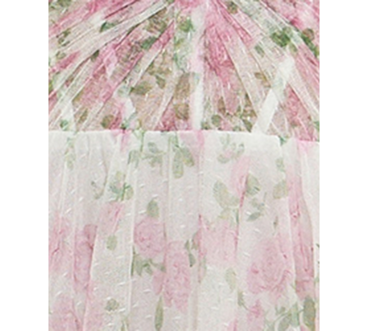 Seni & Cade Juniors' Twist-front Shoulder-tie Midi Dress In Ivory,blush
