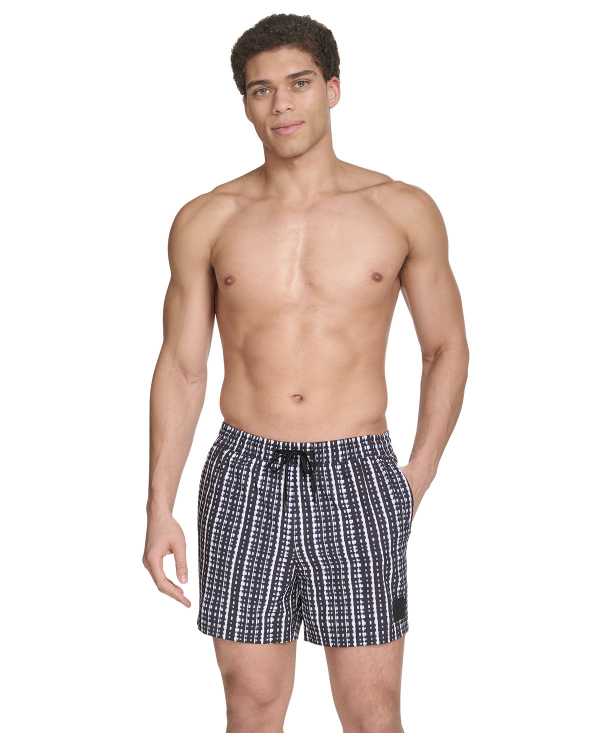 CALVIN KLEIN MEN'S STRETCH MODERN EURO 5" SWIMSUIT 