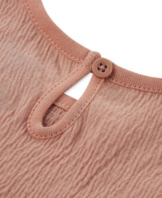 Baby Girls Bodysuit, Top & Shorts, 3 Piece Set