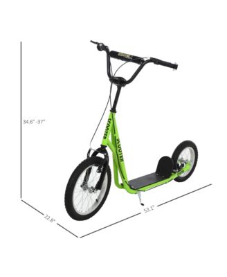 Youth Scooter Front and Rear Caliper Dual Brakes,