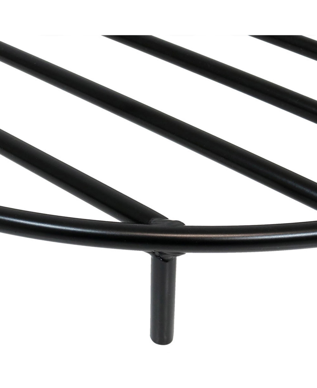 Outdoor Heavy-Duty Steel with High-Temperature Finish Round Fire Pit Firewood Log Grate