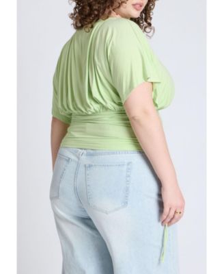 Women's Plus Size Kimono Sleeve Tee