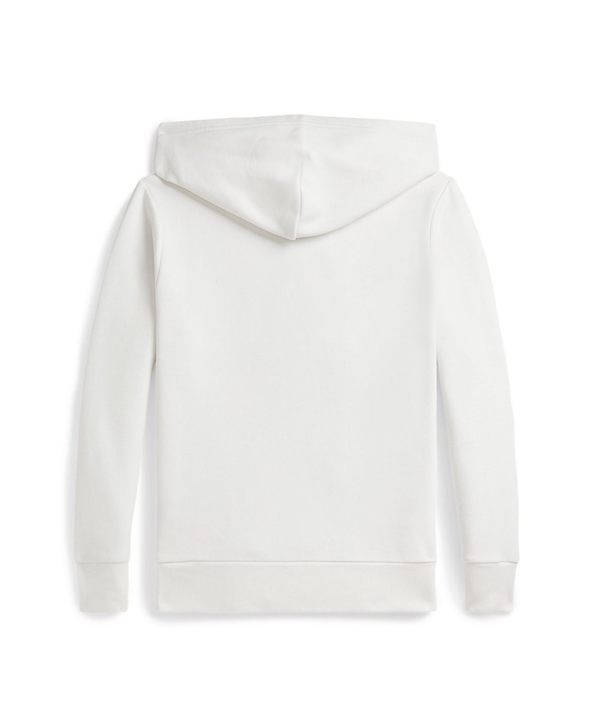 Polo Ralph Lauren Big Boys Baseball Logo Fleece Hoodie In Paper White