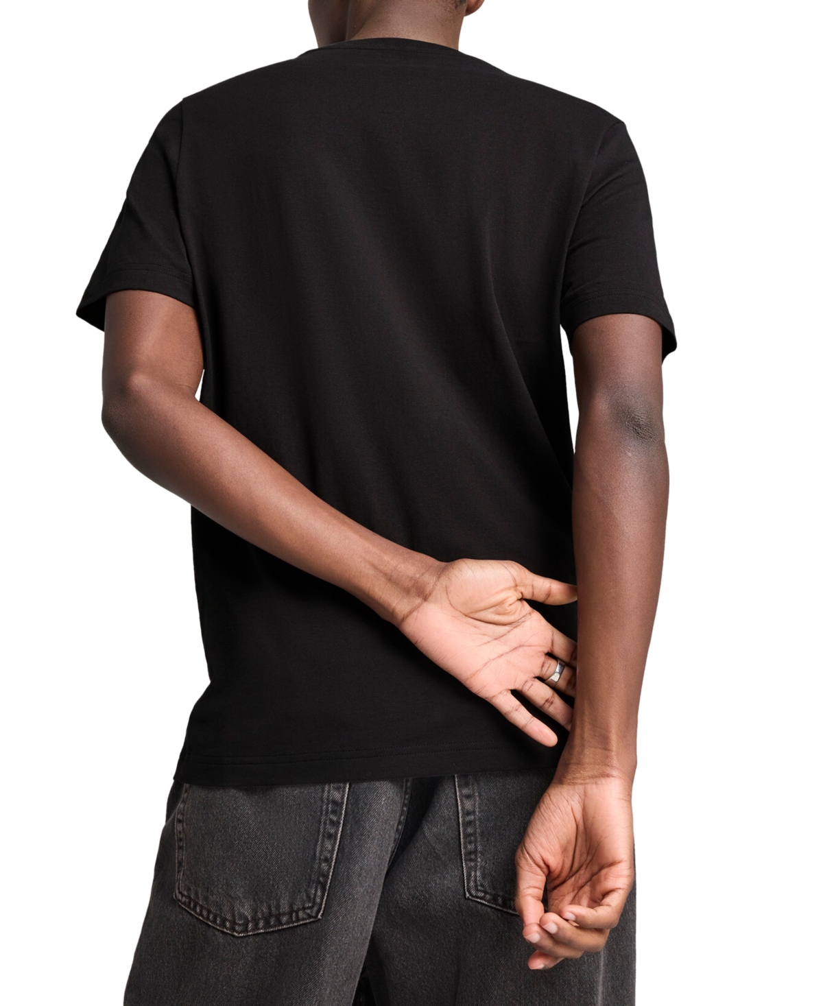 Puma Men's Moto Flag Graphic T-shirt In Black