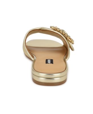 Women's Laniey Embellished Flat Slide Sandals