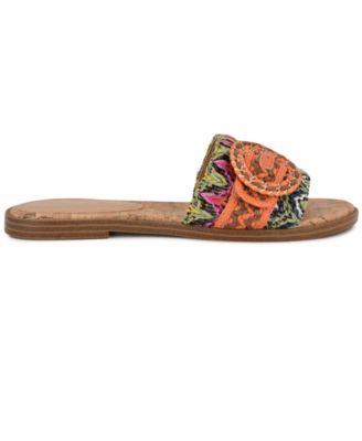 Women's Poland Woven Slip-On Flat Sandals