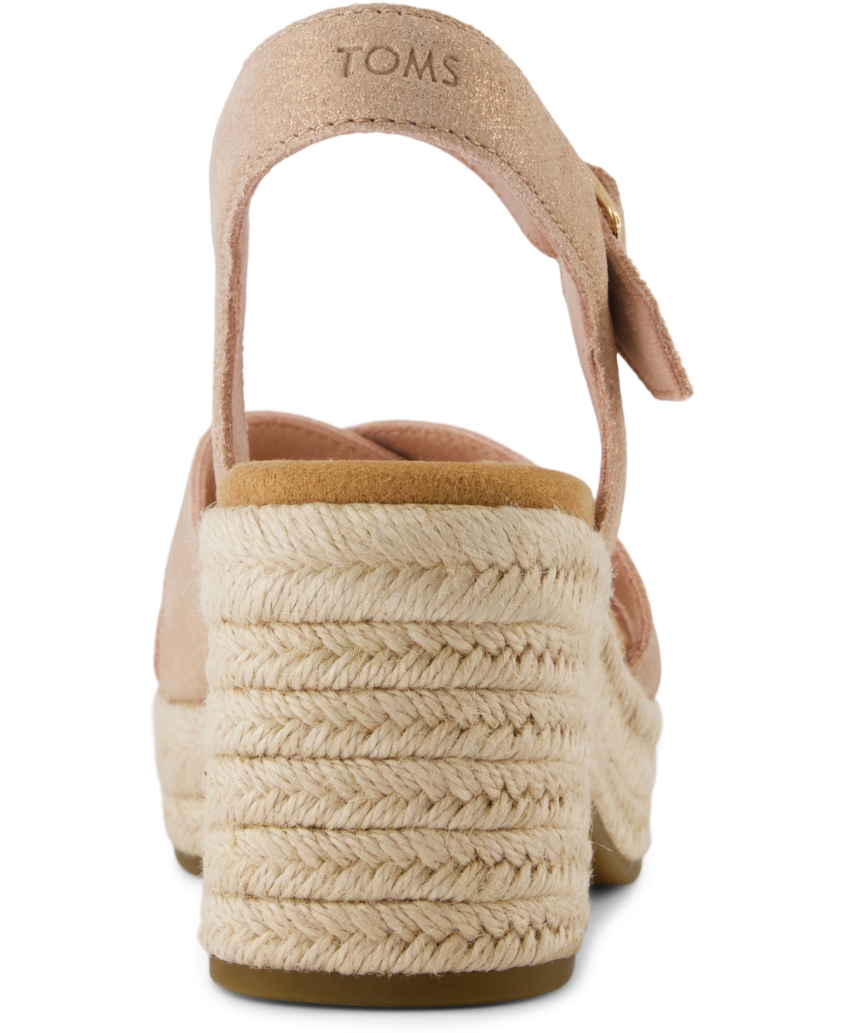 TOMS WOMEN'S ISLA OPEN TOE WEDGE SANDALS 