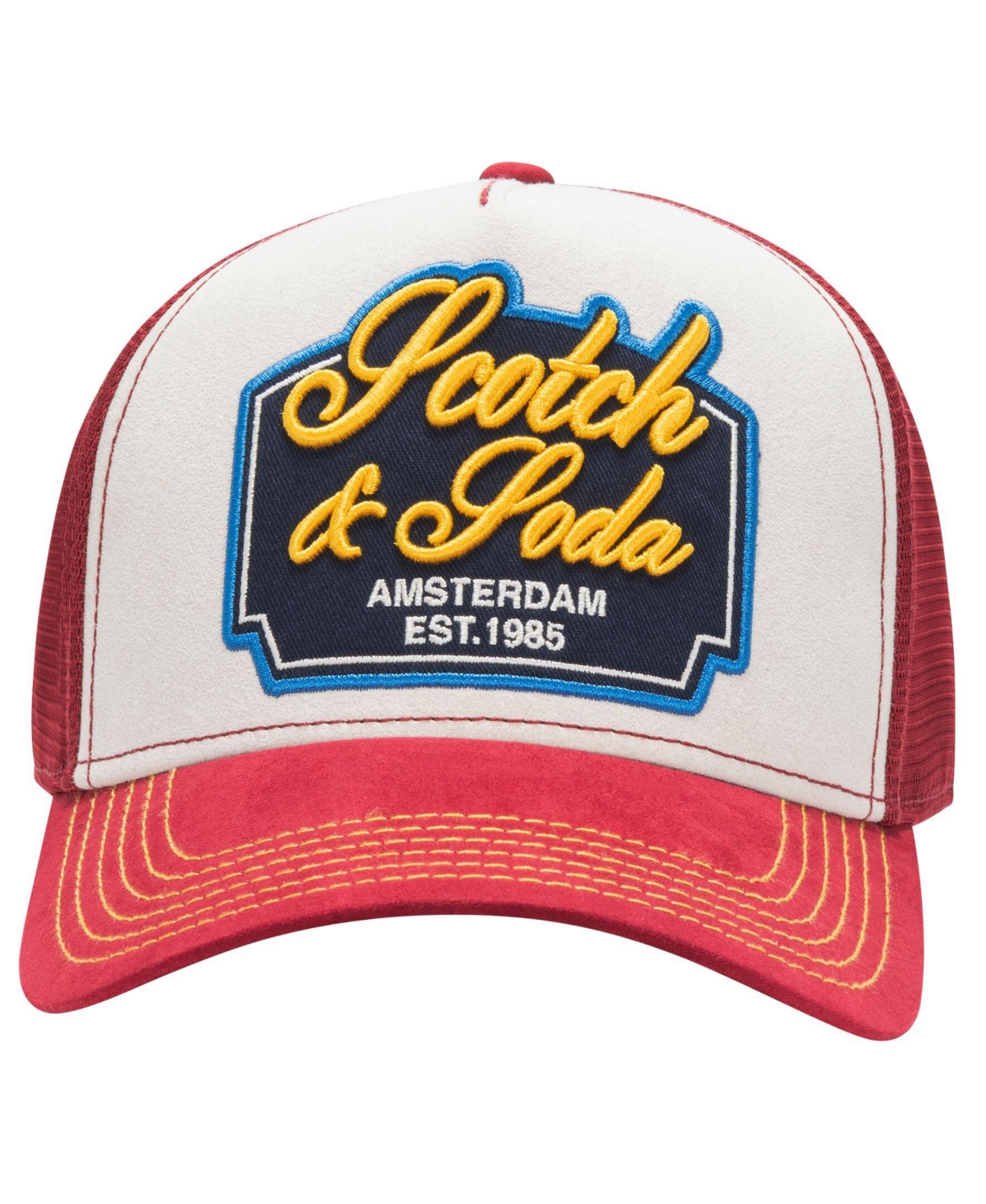 SCOTCH & SODA MEN'S ARENA ADJUSTABLE TRUCKER CAP 