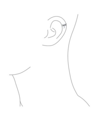 Butterfly Dragonfly Firefly Ear Cuff Cartilage Clip Wrap Non-Pierced Earrings Silver