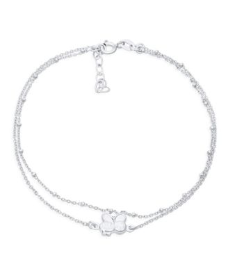 Queen Bumble Bee Charm Anklet Ankle Bracelet Sterling Silver 9-10 Inch