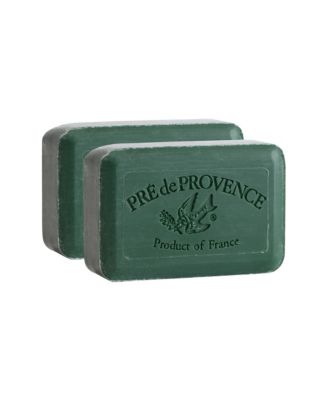 Pre de Provence Moisturizing 250g French Soap Bar Quad-Milled Long Lasting Moisturizing Rich and Creamy Lather Set of 2 - Noble fir 24$