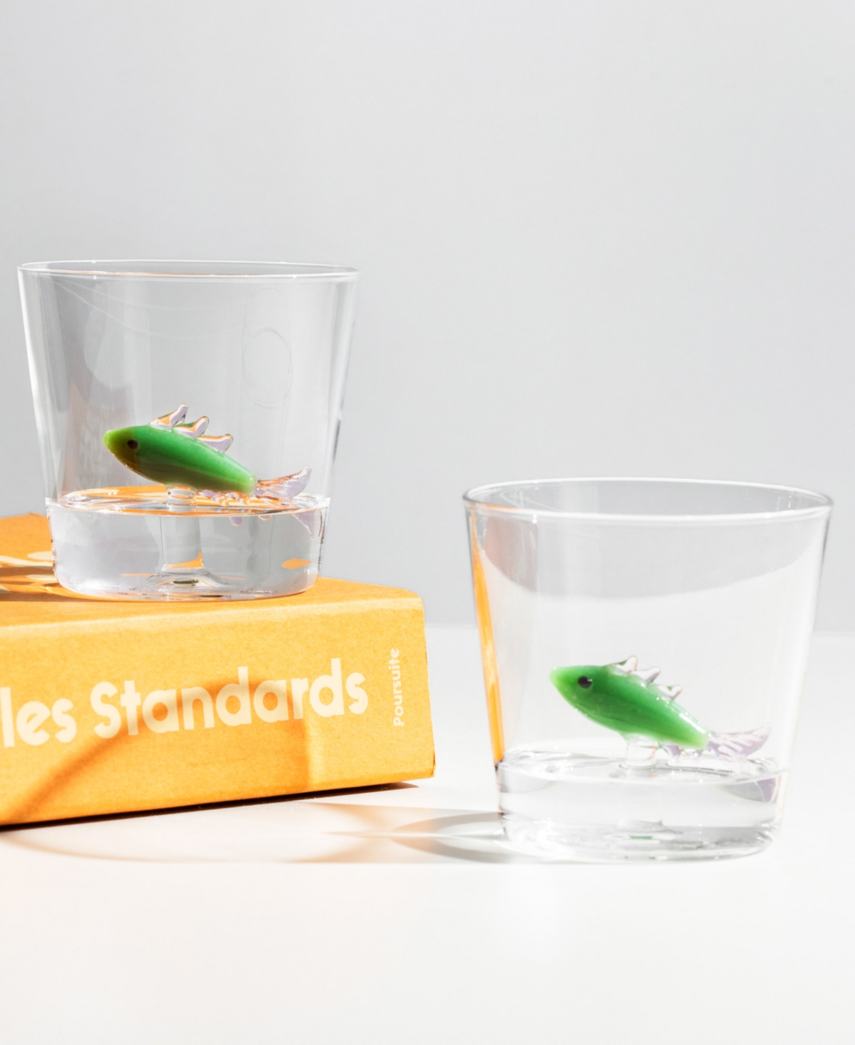 Ichendorf Marine Garden Sardine Tumblers, 11.8 Oz, Set Of 2 In Green