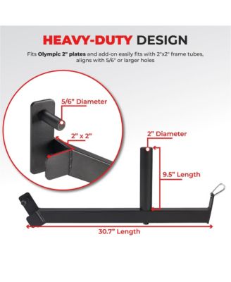 Belt Squat Attachment for Power Racks and Cages, Full Body Workout