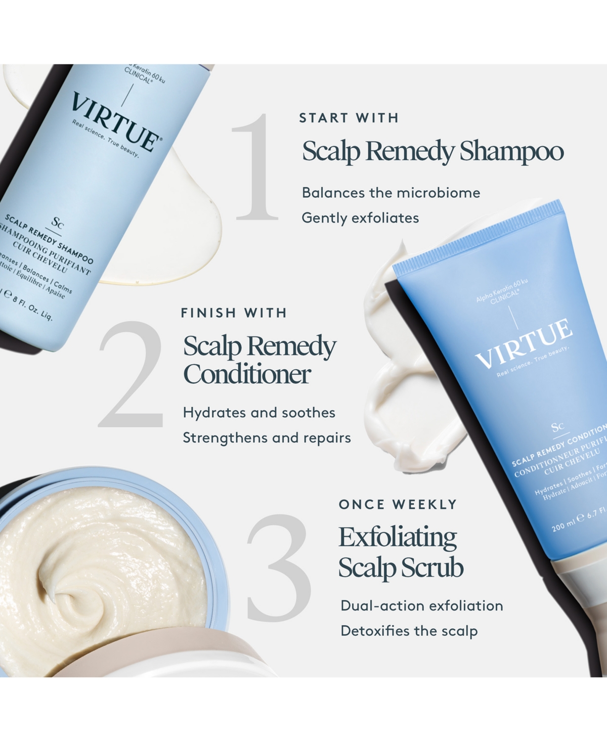 Virtue Scalp Remedy Shampoo, 8 Oz. In No Color