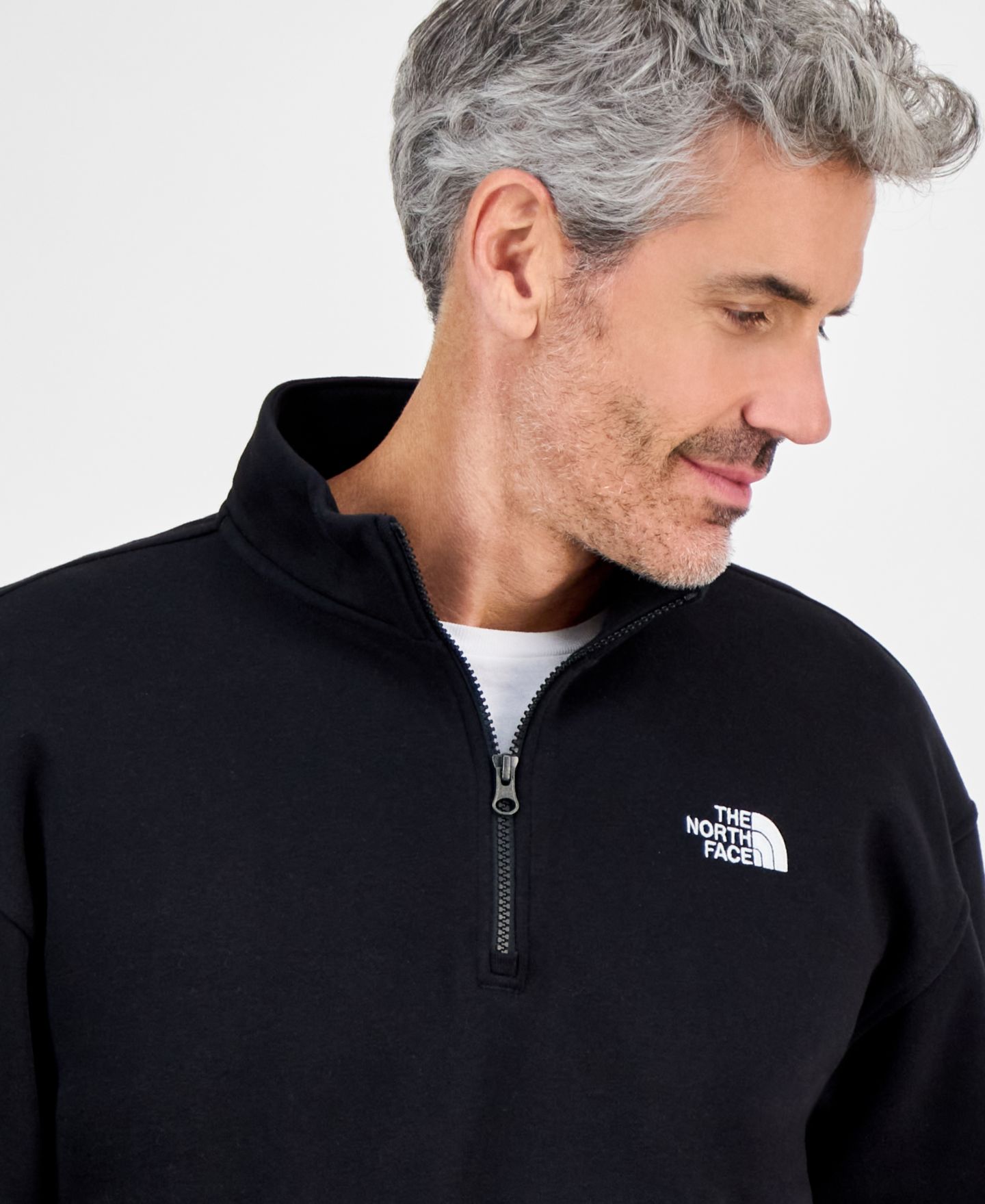 Мужские толстовки The North Face Evolution Quarter-Zip, цвет: Чёрный — фото 4