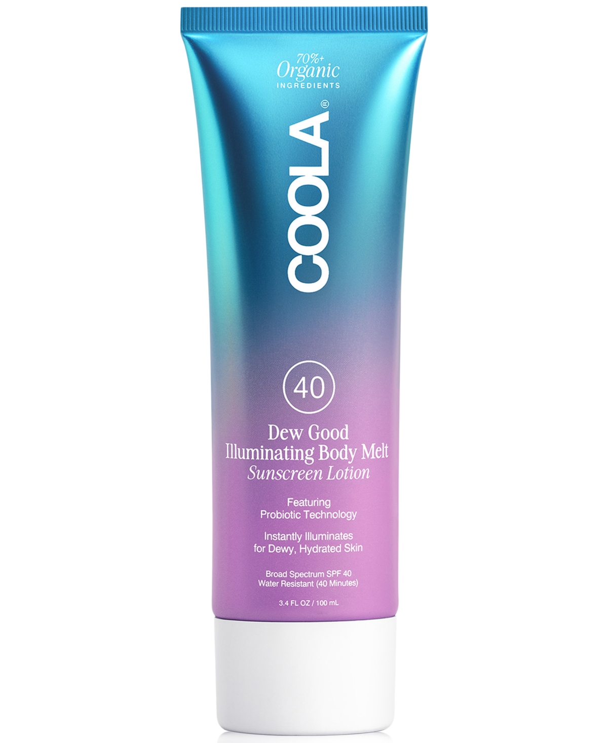 Dew Good Illuminating Body Melt Sunscreen Lotion Spf 40, 3.4 oz.