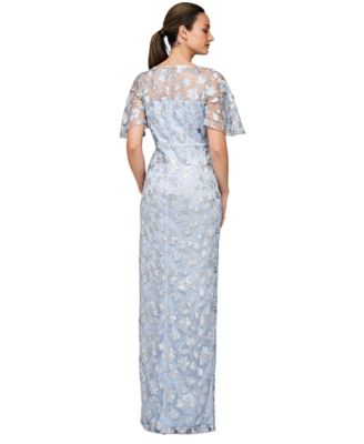 Women's Brooke Embroidered Column Gown