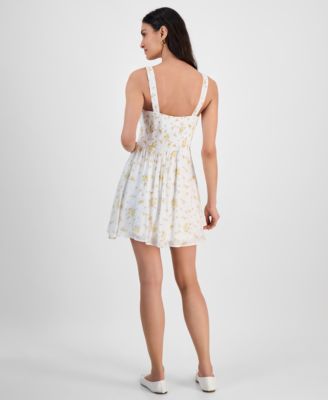 Women's Sweetheart-Neck Sleeveless Mini Dress, Exclusively at Macy's
