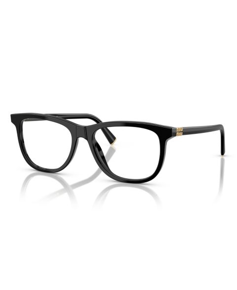 Женские очки MIU MIU Woman Panthos Plastic MU 01WV Eyeglasses, цвет: Чёрный