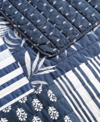 Avalon Patchwork Reversible 3-Pc. Quilt Set, King
