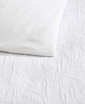 Seaside Floral Jacquard 2-Pc. Duvet Cover Set, Twin