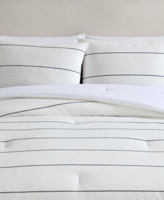 Naval Stripe 3-Pc. Duvet Cover Set, King