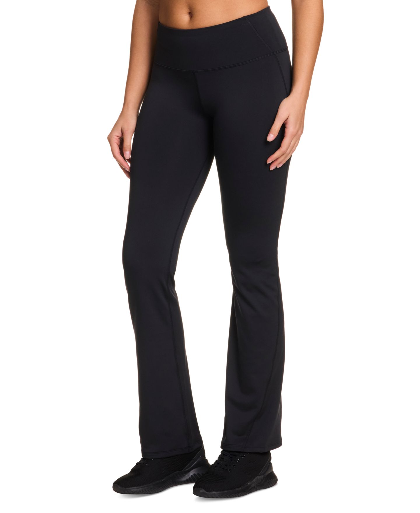 Женские леггинсы Reebok ID Train High-Rise Bootcut, цвет: Чёрный — фото 2