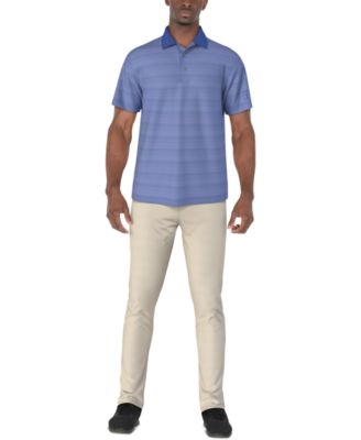Men's Short Sleeve Birdseye Jacquard Polo Shirt