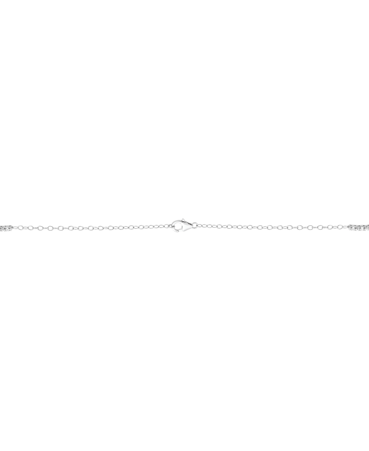 Grown With Love Lab Grown Diamond Dangle 20" Statement Necklace (6 Ct. T.w.) In 14k White Gold In White Gold