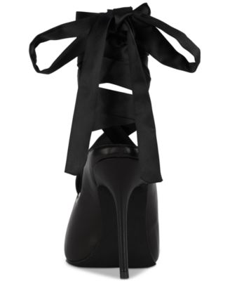 Women's Grateau Sculpted High-Heel Lace-Up Mules