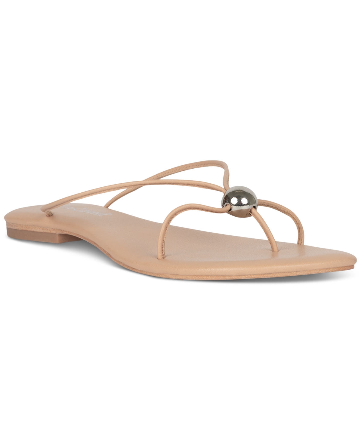 JEFFREY CAMPBELL CHERISHED DOME-STUD STRAPPY FLAT SANDALS 