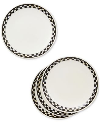 MacKenzie-Childs - Courtly Check Everyday Small Plates, Set of 4