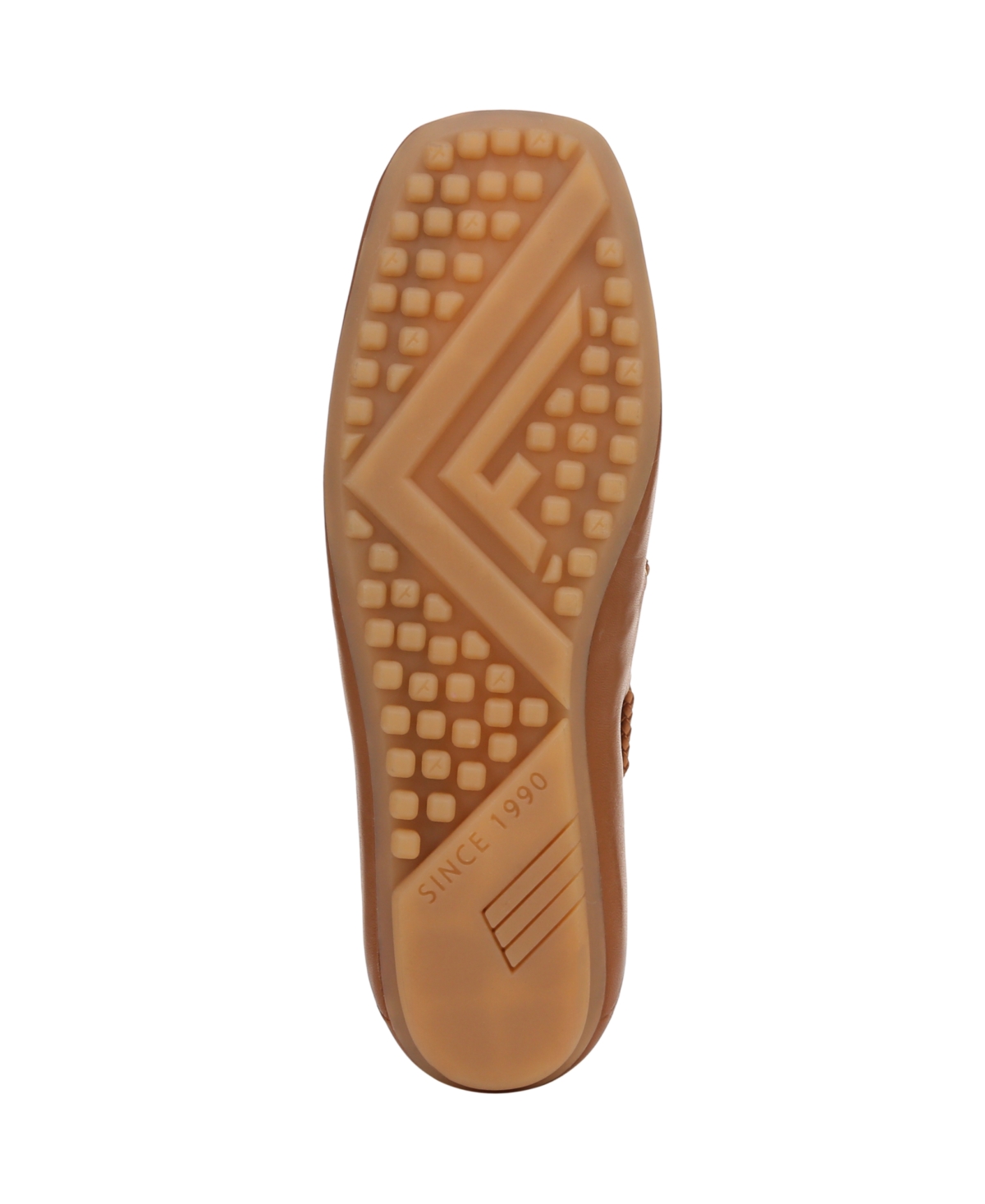 Franco Sarto Women's Zepher Square Toe Apron Toe Boat Shoes In Tan,white Leather
