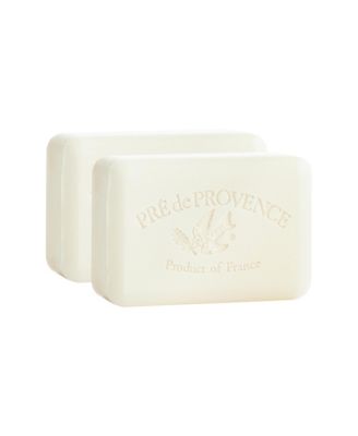 Pre de Provence Moisturizing 250g French Soap Bar Quad-Milled Long Lasting Moisturizing Rich and Creamy Lather Set of 2 - Milk 24$