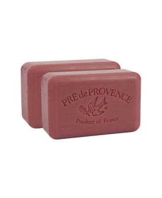 Pre de Provence Moisturizing 250g French Soap Bar Quad-Milled Long Lasting Moisturizing Rich and Creamy Lather Set of 2 - Mangosteen 24$
