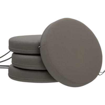 Round Indoor/Outdoor Chair Cushion Pads Set of 4