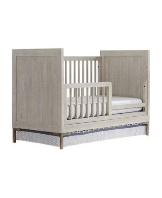 Beck Modern Wood Toddler Guard Rail in Willow Gray Finish