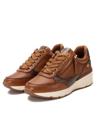 Carmela Collection Women's Leather Casual Sneakers By Xti