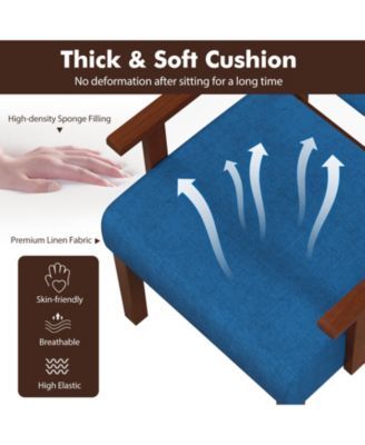 Accent Chair for Living Room with Soft Padded Seat and Backrest Stylish and Comfortable Lounge Seating